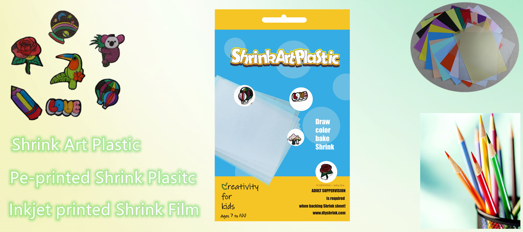 Shrinky Dinks DIY Plastic & Paper Manufacturer China - DIYShrink